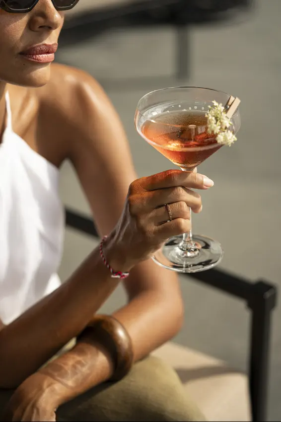 Evening cocktail ritual, Anantara Ubud Bali